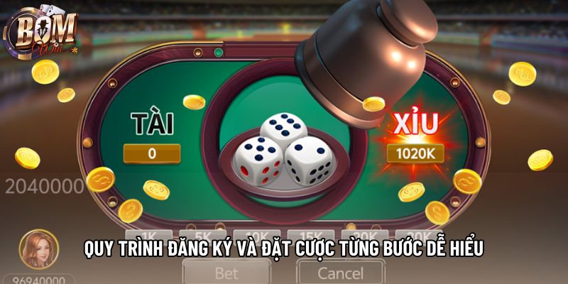 Quy trình đăng ký và đặt cược từng bước dễ hiểu