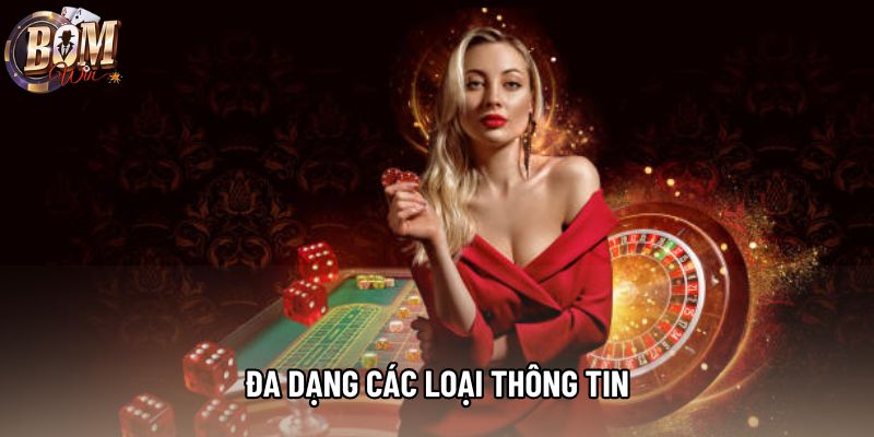 Đa dạng các loại thông tin