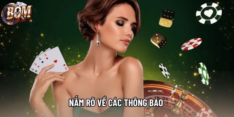Nắm rõ về các thông báo 